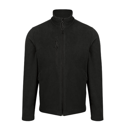 Black - Front - Regatta Professional Mens Fleece Recycled Jacket