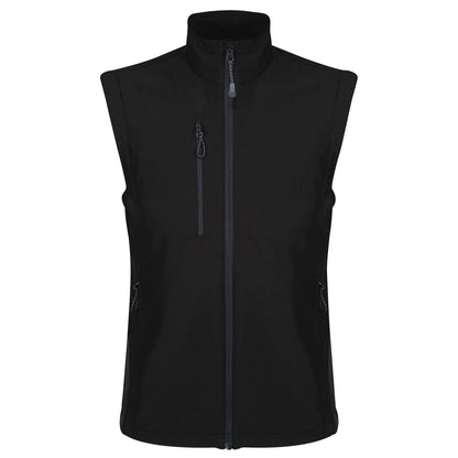 Black - Front - Regatta Professional Mens Softshell Recycled Body Warmer