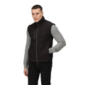 Black - Side - Regatta Mens Honestly Made Recycled Softshell Bodywarmer