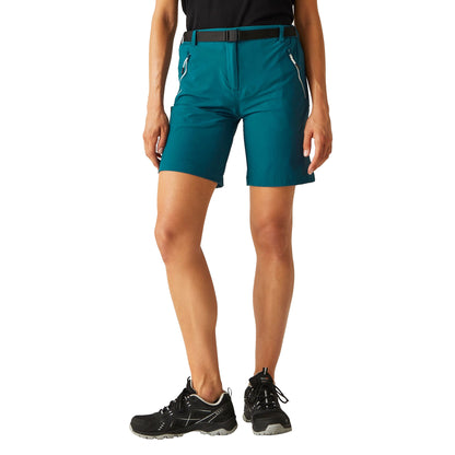 Moroccan Blue - Lifestyle - Regatta Womens-Ladies Xert III Stretch Shorts
