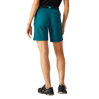 Moroccan Blue - Pack Shot - Regatta Womens-Ladies Xert III Stretch Shorts