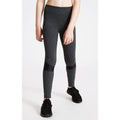 Charcoal Grey Marl - Side - Dare 2B Girls Trendsetter Leggings