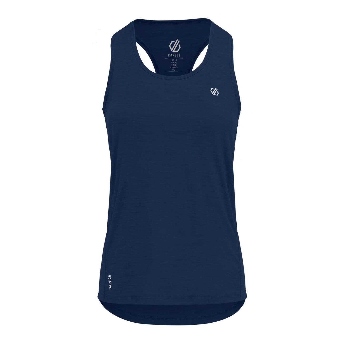 Navy - Front - Dare 2b Womens-Ladies Modernize II Vest