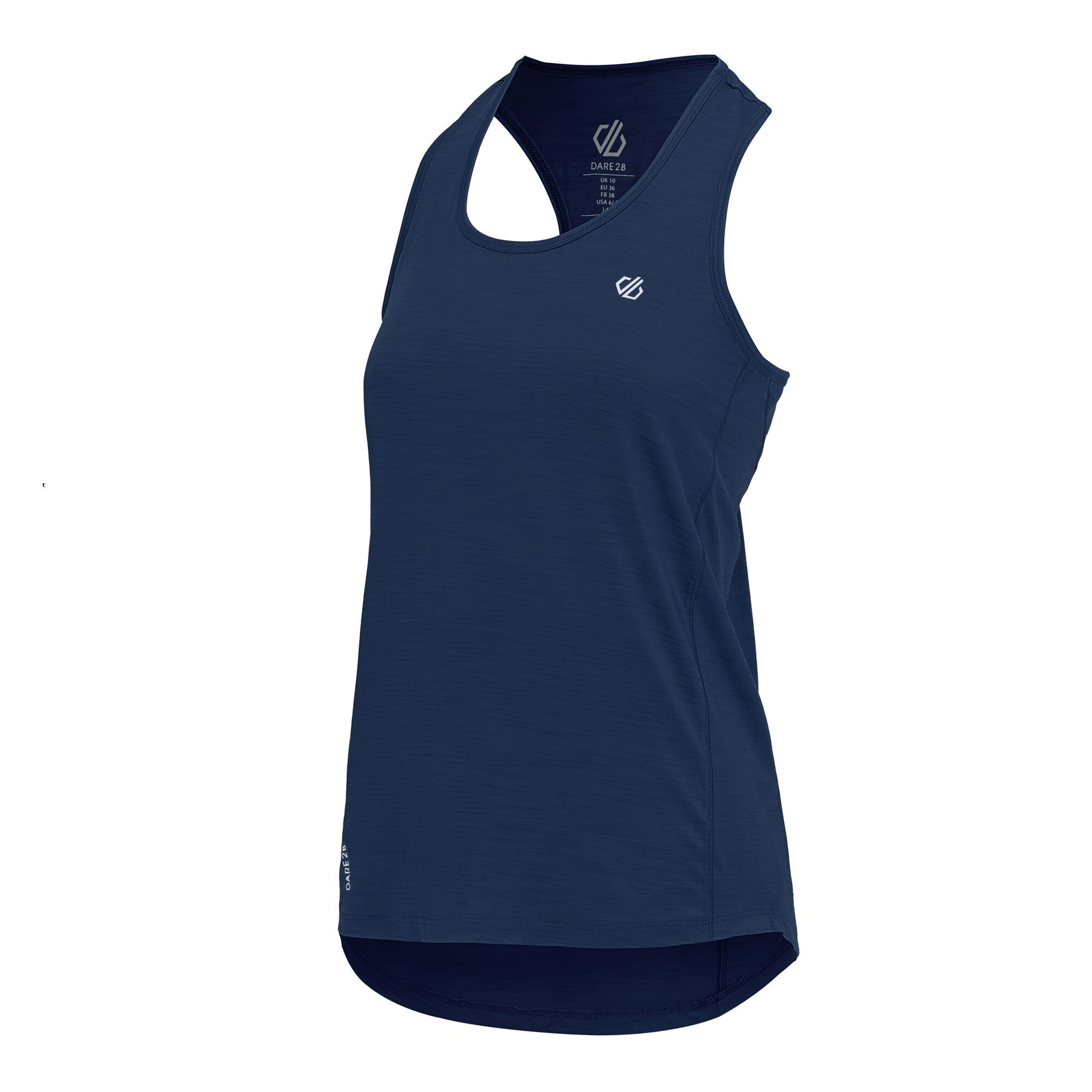 Navy - Side - Dare 2b Womens-Ladies Modernize II Vest