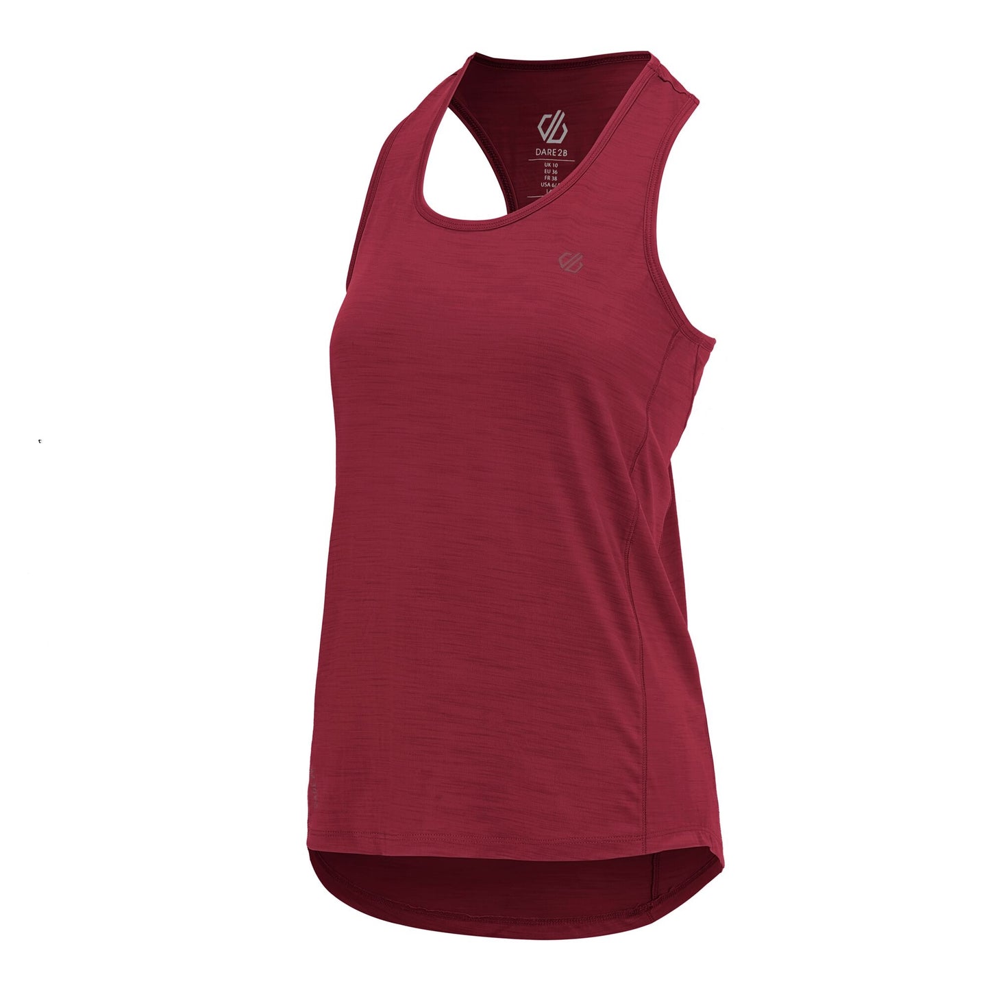 Tibetan Red - Side - Dare 2b Womens-Ladies Modernize II Vest