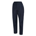 Navy - Pack Shot - Regatta Womens-Ladies Highton Walking Over Trousers