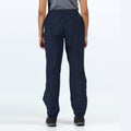 Navy - Side - Regatta Womens-Ladies Highton Walking Over Trousers