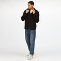 Black - Back - Regatta Professional Mens Microfleece Jacket