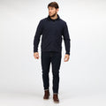 Dark Navy - Back - Regatta Mens Classic Microfleece Jacket