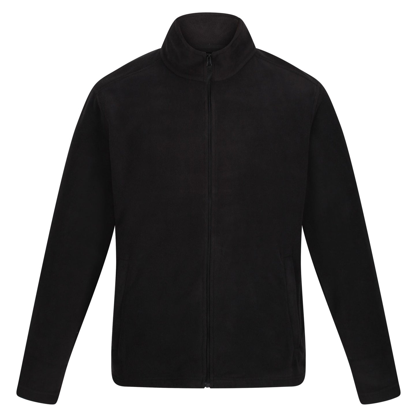 Black - Front - Regatta Professional Mens Microfleece Jacket