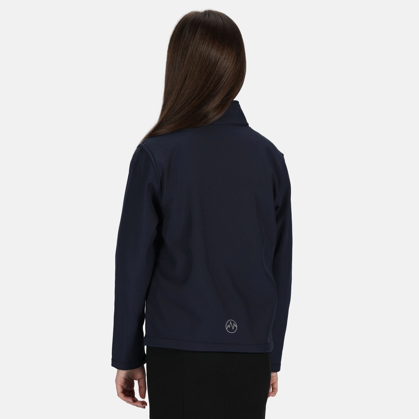 Navy-Seal Grey - Side - Regatta Childrens-Kids Classmate Soft Shell Jacket
