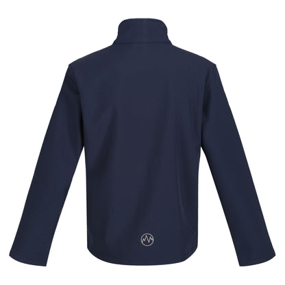 Navy-Seal Grey - Lifestyle - Regatta Childrens-Kids Classmate Soft Shell Jacket