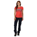 Navy - Side - Regatta Womens-Ladies Xert III Trousers