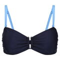 Navy-Elysium Blue - Front - Regatta Womens-Ladies Aceana III Bikini Top