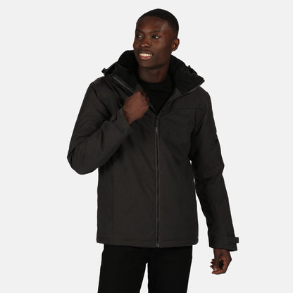 Ash - Back - Regatta Mens Highside Insulated Waterproof Jacket