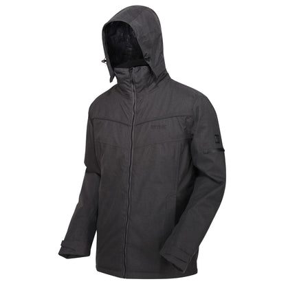 Ash - Pack Shot - Regatta Mens Highside Insulated Waterproof Jacket