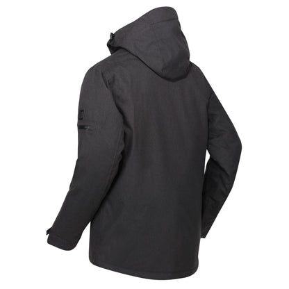 Ash - Close up - Regatta Mens Highside Insulated Waterproof Jacket