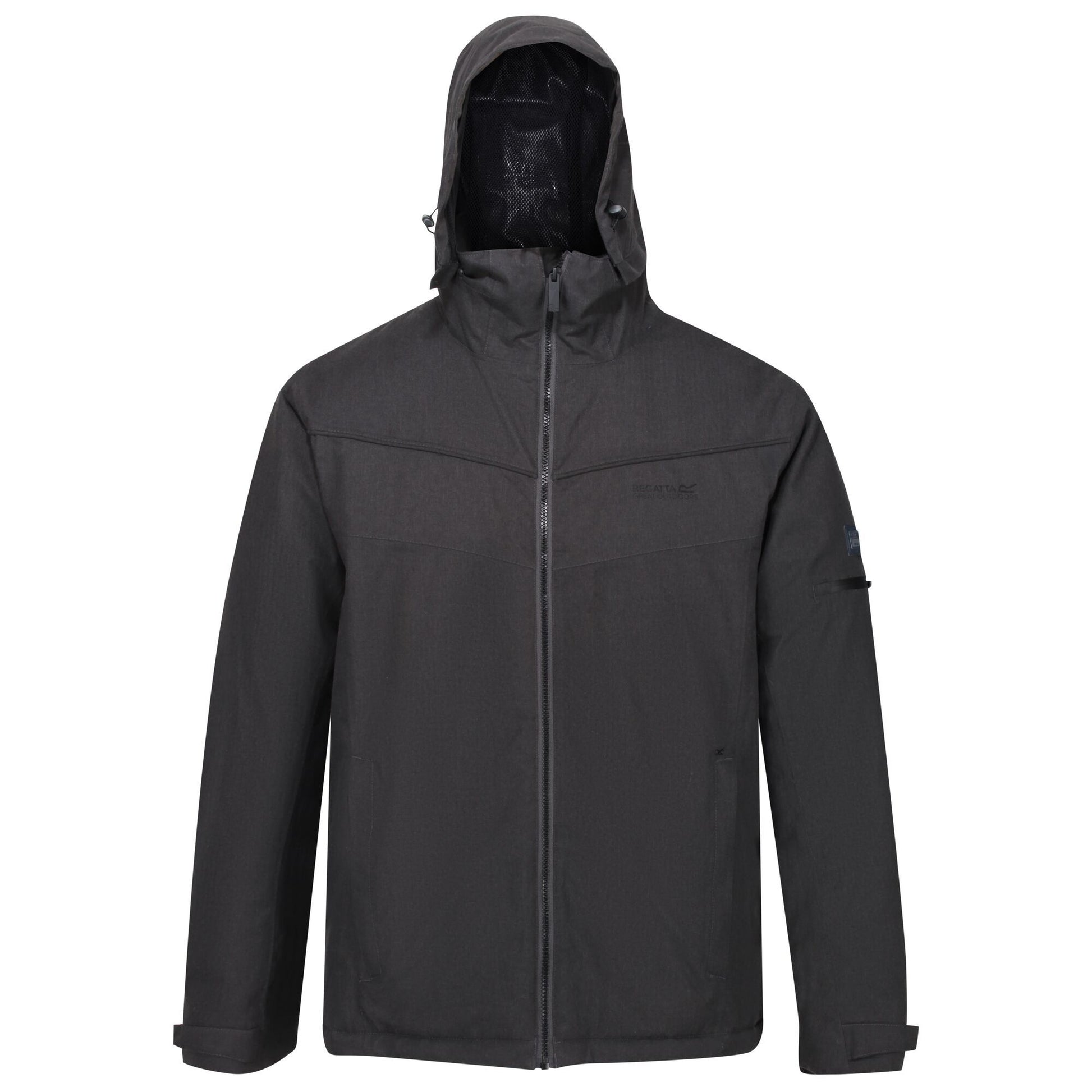 Ash - Front - Regatta Mens Highside Insulated Waterproof Jacket