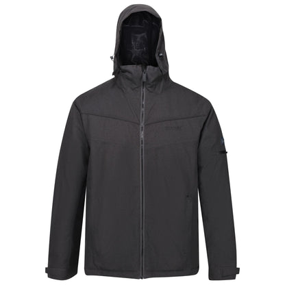 Ash - Front - Regatta Mens Highside Insulated Waterproof Jacket