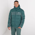 Forest Green-Fern - Back - Dare 2B Mens Denote Waterproof Ski Jacket