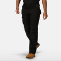 Black - Back - Regatta Mens Incursion Work Trousers