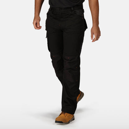 Black - Back - Regatta Professional Mens Work Trousers
