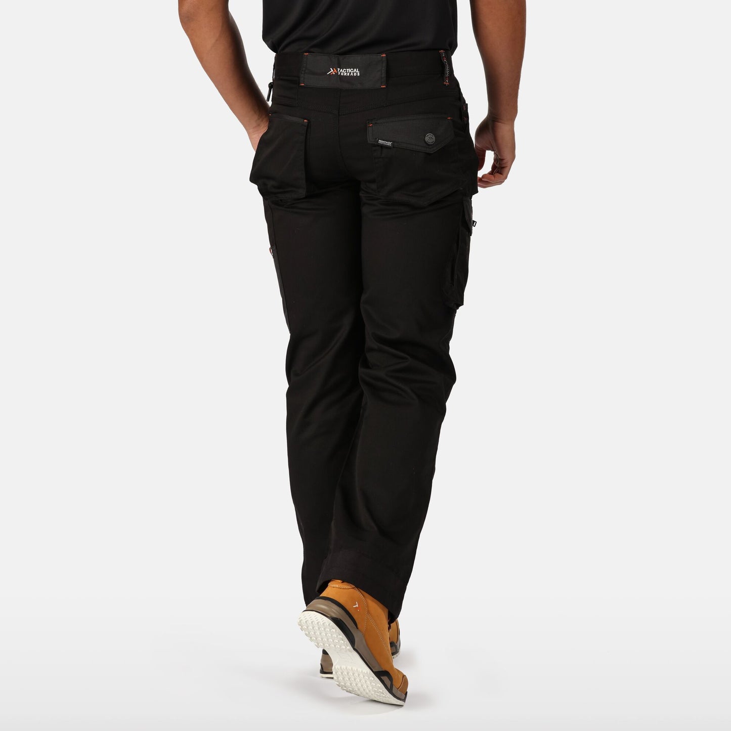 Black - Side - Regatta Professional Mens Work Trousers