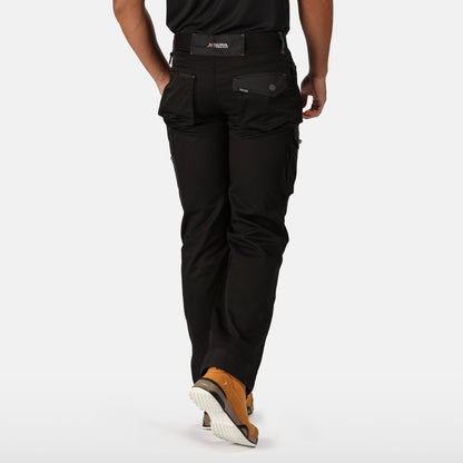Black - Side - Regatta Professional Mens Work Trousers