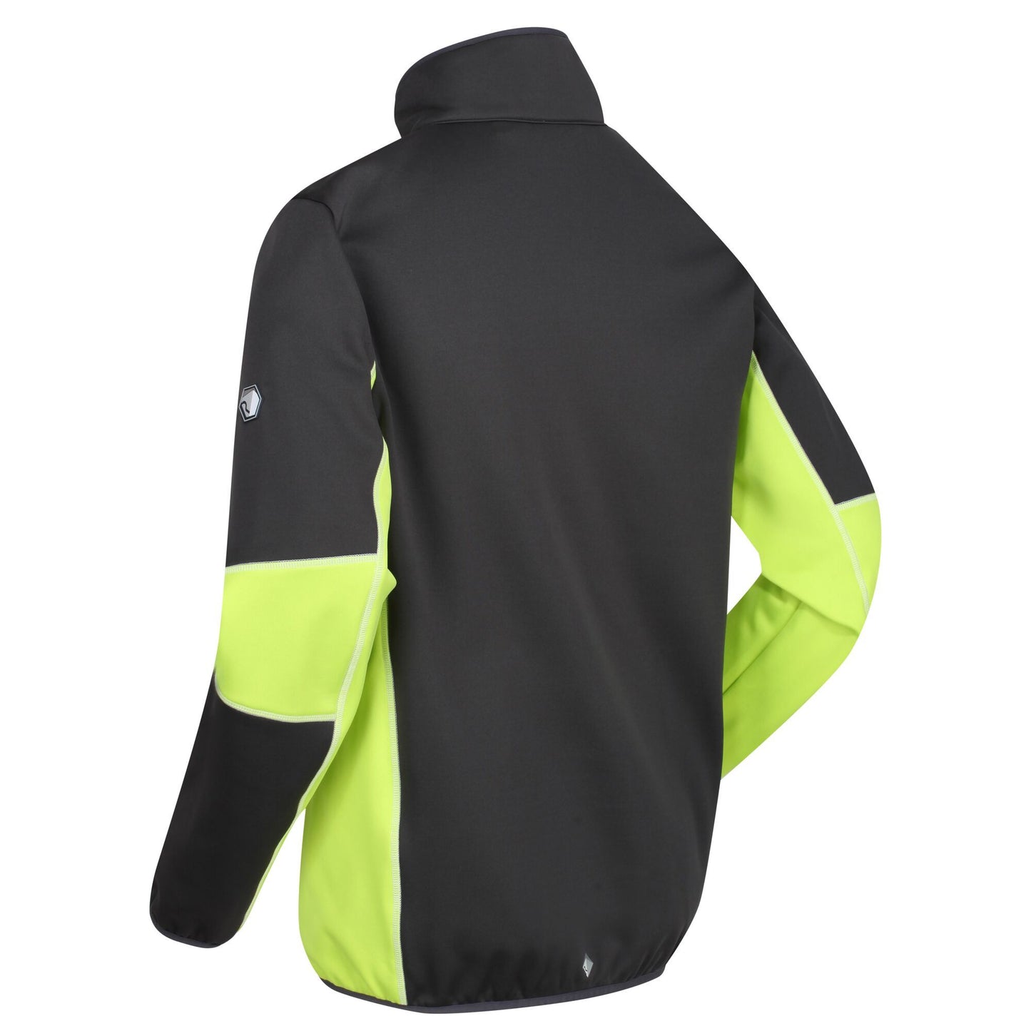 Ash-Lime Punch - Side - Regatta Mens Yare III Extol Stretch Soft Shell Jacket