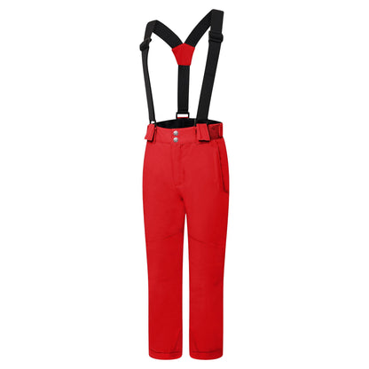 Danger Red - Side - Dare 2B Childrens-Kids Outmove II Ski Trousers