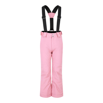 Dusty Rose - Front - Dare 2B Childrens-Kids Outmove II Ski Trousers