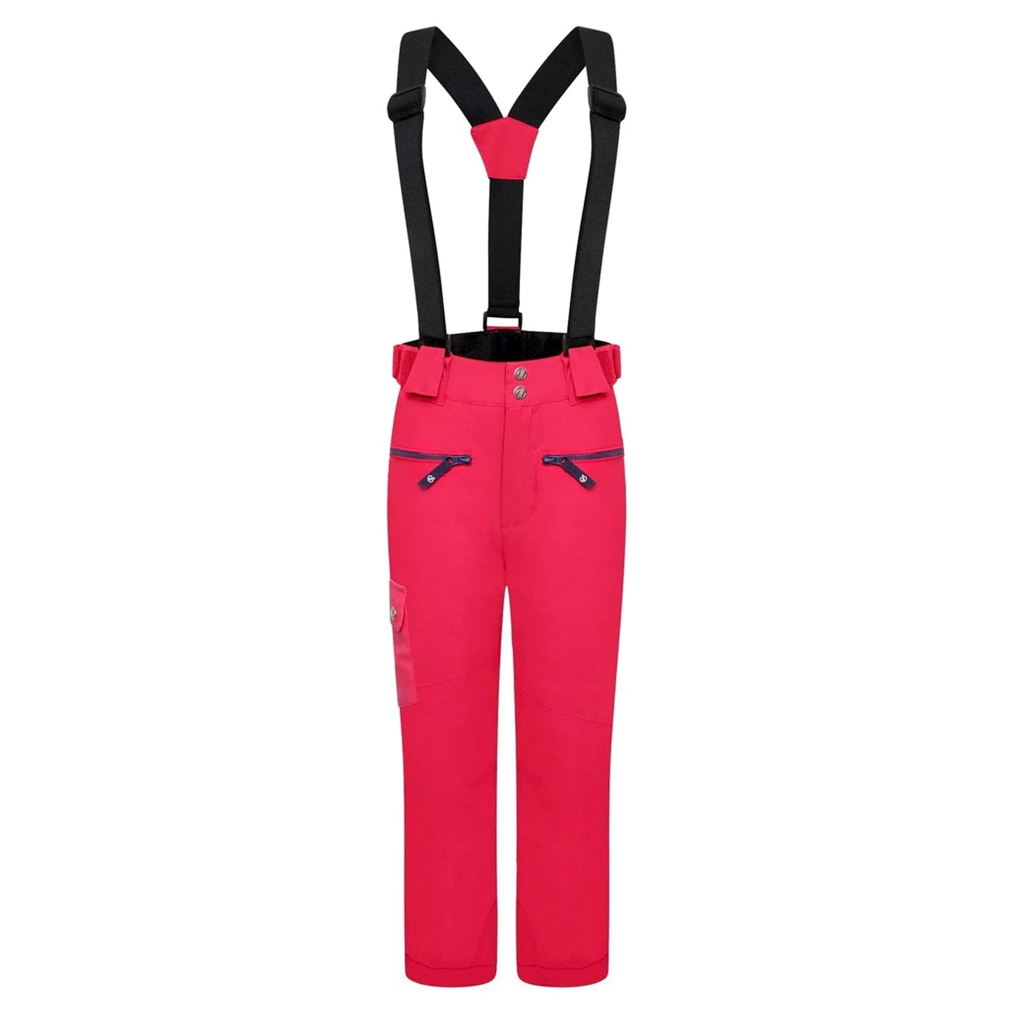 Virtual Pink-Geranium - Front - Dare 2B Childrens-Kids Timeout II Ski Trousers