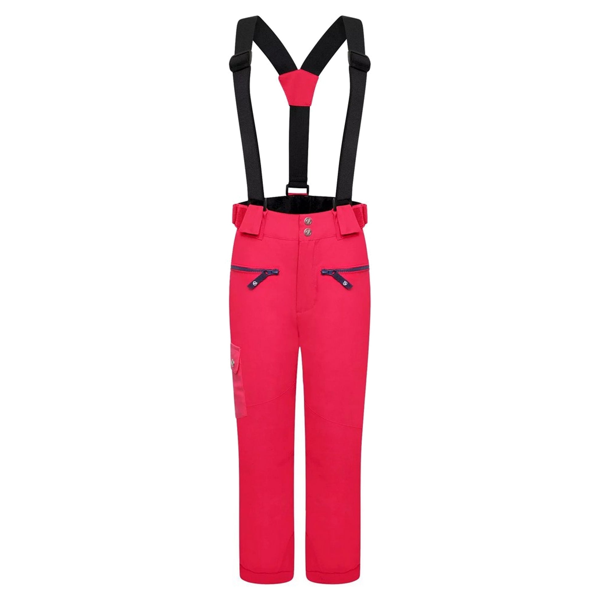 Virtual Pink-Geranium - Front - Dare 2B Childrens-Kids Timeout II Ski Trousers