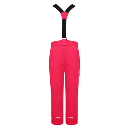 Virtual Pink-Geranium - Back - Dare 2B Childrens-Kids Timeout II Ski Trousers