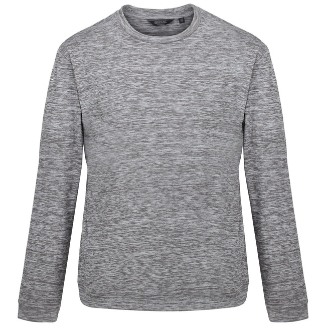 Storm Grey Marl - Front - Regatta Mens Leith Lightweight Sweatshirt