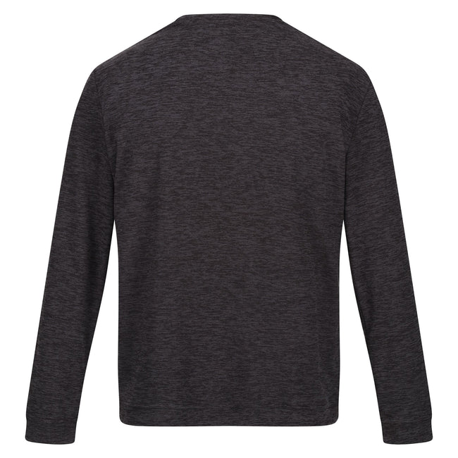 Dark Grey Marl - Pack Shot - Regatta Mens Leith Lightweight Sweatshirt