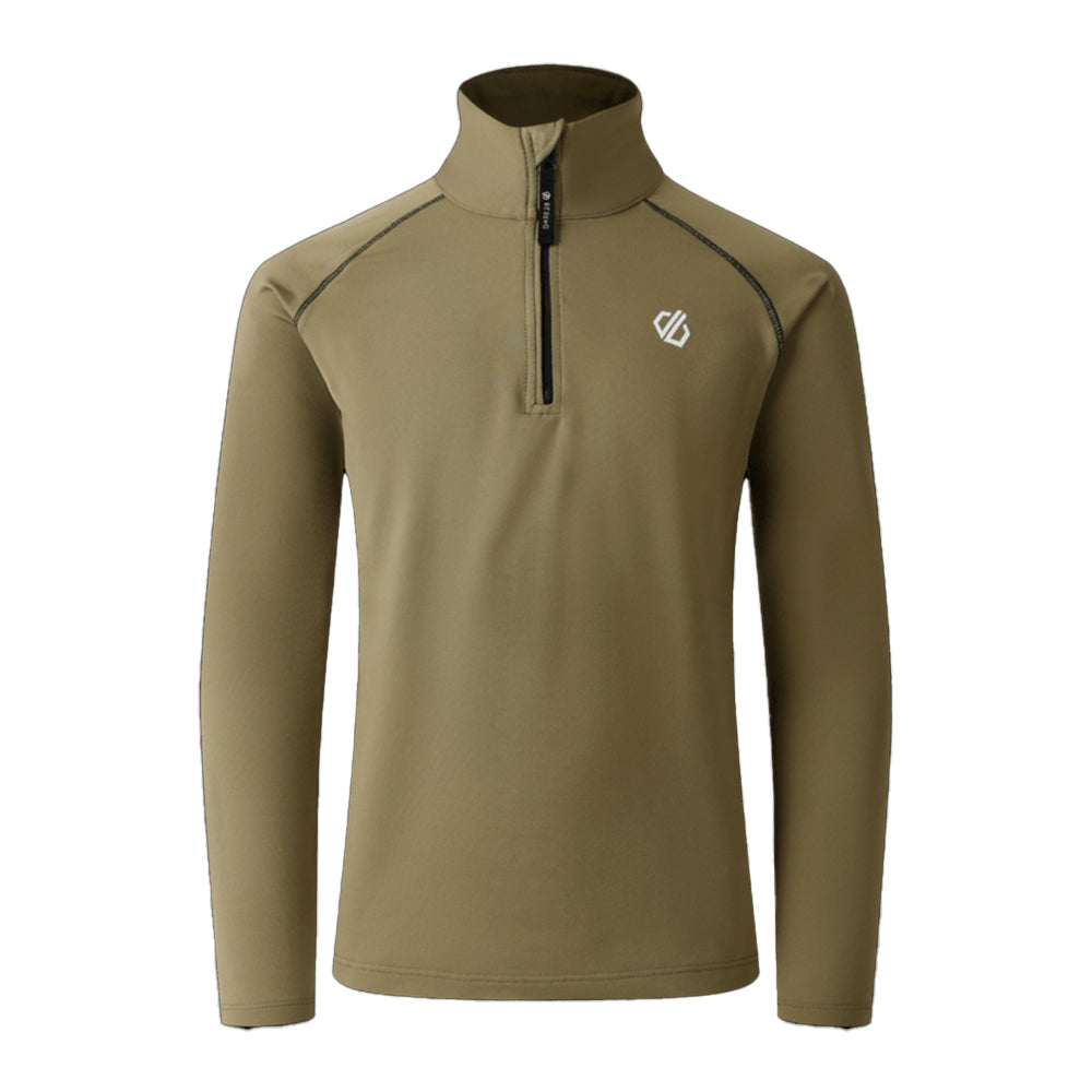 Martini Olive - Front - Dare 2B Childrens-Kids Consist II Thermal Top