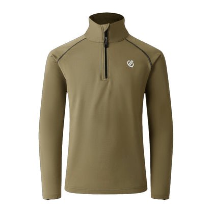 Martini Olive - Front - Dare 2B Childrens-Kids Consist II Thermal Top