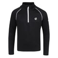 Black - Back - Dare 2B Childrens-Kids Consist II Thermal Top