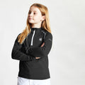 Black - Side - Dare 2B Childrens-Kids Consist II Thermal Top