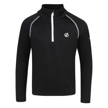 Black - Front - Dare 2B Childrens-Kids Consist II Thermal Top