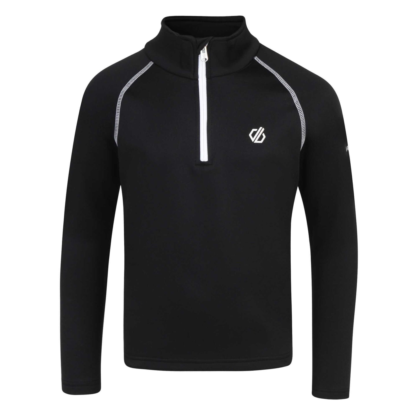 Black - Front - Dare 2B Childrens-Kids Consist II Thermal Top