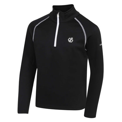 Black - Side - Dare 2B Childrens-Kids Consist II Thermal Top