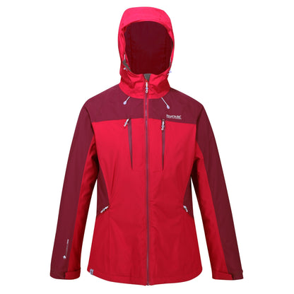 Dark Cerise-Purple Potion - Front - Regatta Womens-Ladies Highton Waterproof Padded Jacket