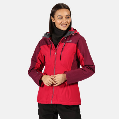 Dark Cerise-Purple Potion - Back - Regatta Womens-Ladies Highton Waterproof Padded Jacket