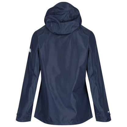 Navy - Side - Regatta Womens-Ladies Holtridge Waterproof Jacket