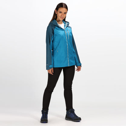 Blue Reef-Moroccan Blue - Back - Regatta Womens-Ladies Holtridge Waterproof Jacket
