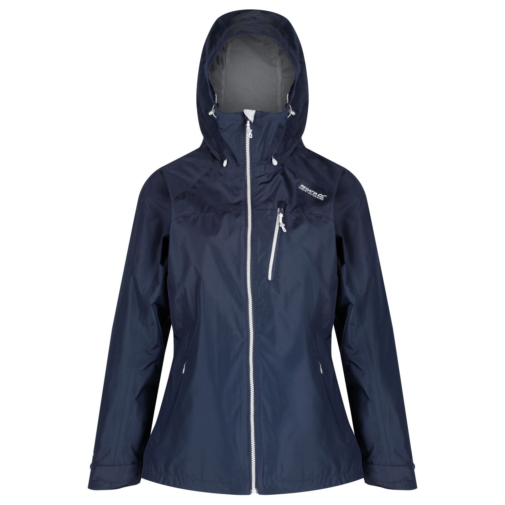 Navy - Front - Regatta Womens-Ladies Holtridge Waterproof Jacket
