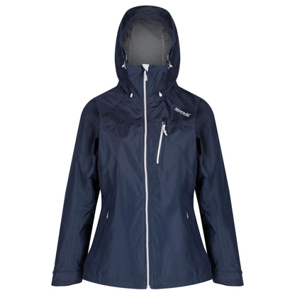 Navy - Front - Regatta Womens-Ladies Holtridge Waterproof Jacket