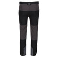 Black-Ash - Pack Shot - Regatta Childrens-Kids Tech Mountain Hiking Trousers